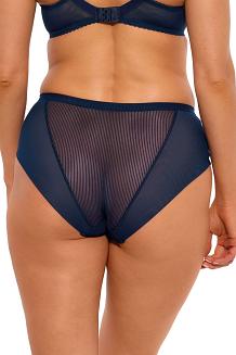 Figi damskie w delikatne paski Sonia 1058 granatowe