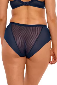 Figi damskie w delikatne paski Sonia 1058 granatowe