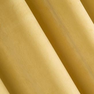 Zasłona gotowa na przelotkach PIERRE 140x250 Eurofirany musztardowa