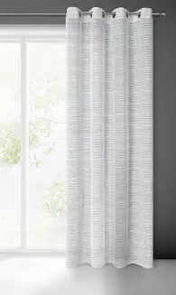 Firana gotowa na przelotkach ARIA 140x250 Eurofirany szary
