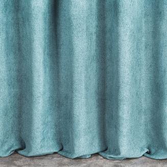 Zasłona gotowa na taśmie AMAYA 140x250 Eurofirany ciemnomiętowy