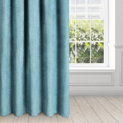 Zasłona gotowa na taśmie AMAYA 140x250 Eurofirany ciemnomiętowa