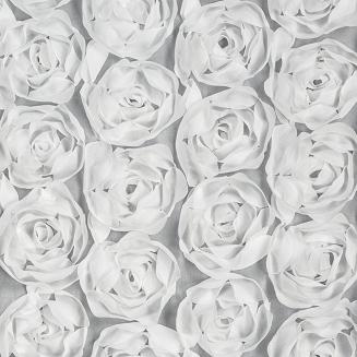 Zasłona gotowa na taśmie ROSES 140x270 Eva Minge Eurofirany biały