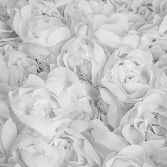 Zasłona gotowa na taśmie ROSES 140x270 Eva Minge Eurofirany biały