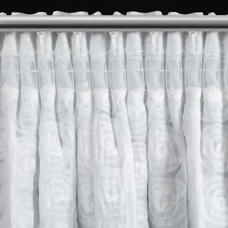 Zasłona gotowa na taśmie ROSES 140x270 Eva Minge Eurofirany biały