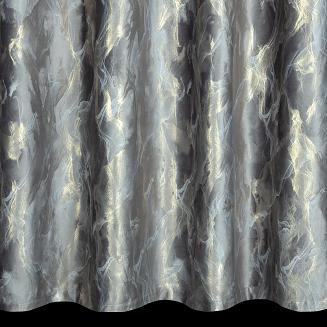 Zasłona gotowa na przelotkach MELODY 140x270 Eurofirany stalowy