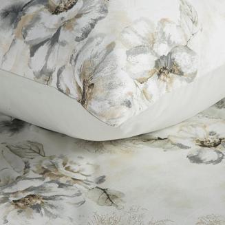 Pościel satynowa SPRING 140x200 Eurofirany jasnobeżowy