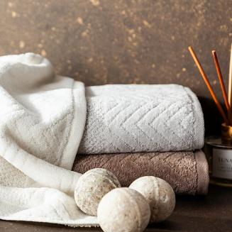 Ręcznik bawełniany LOREN 50x90 Eurofirany srebrny