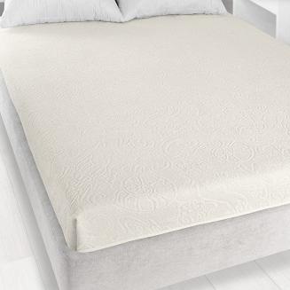 Prześcieradło frotte bez gumki Tulipan 175x220 ZWOLTEX ekri GRUBE