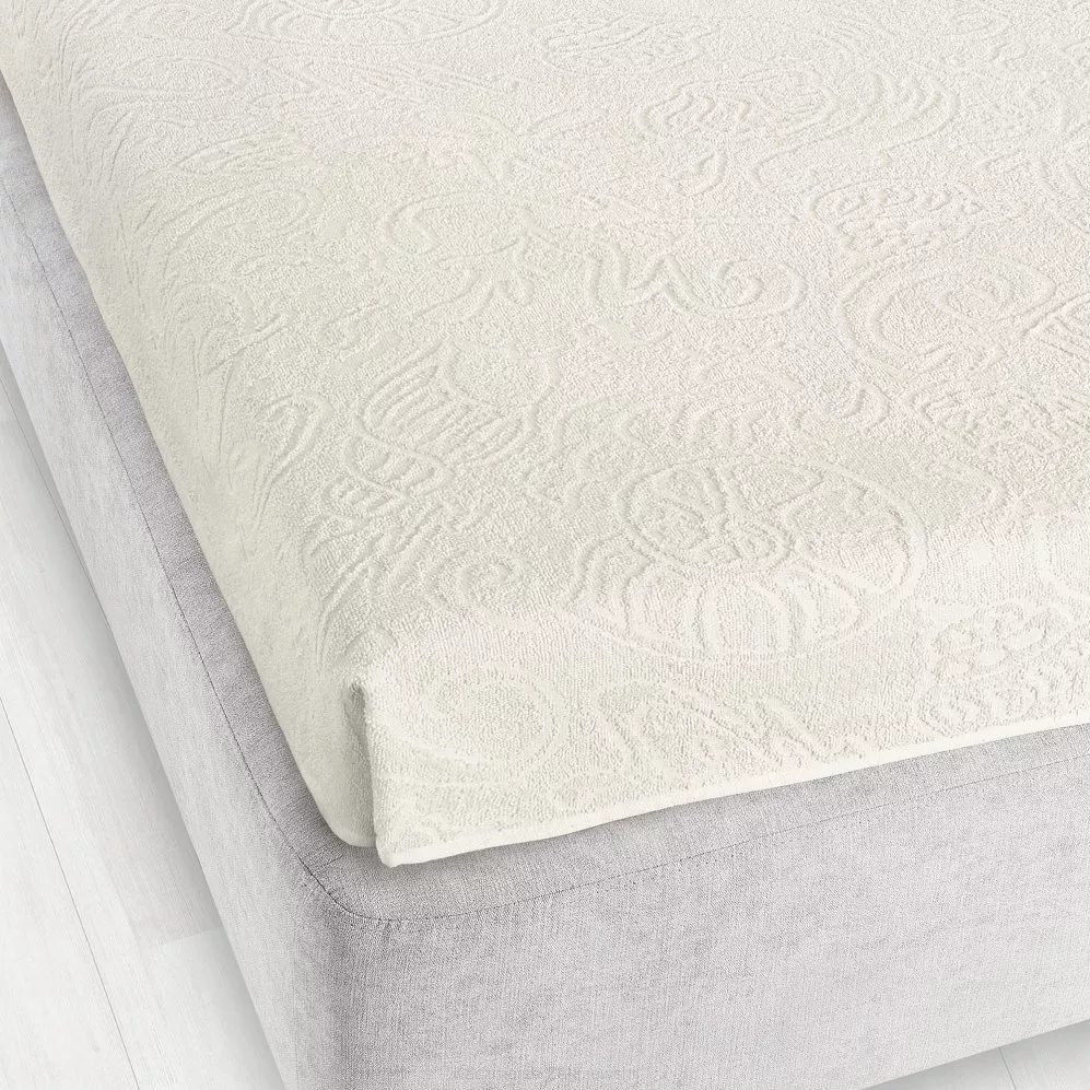 Prześcieradło frotte bez gumki Tulipan 175x220 ZWOLTEX ekri GRUBE
