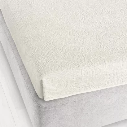 Prześcieradło frotte bez gumki Tulipan 175x220 ZWOLTEX ekri GRUBE