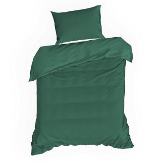 Pościel satynowa POS 220x200 Eurofirany butelkowy zielony