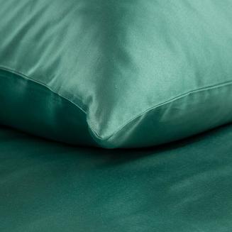 Pościel satynowa POS 220x200 Eurofirany butelkowy zielony