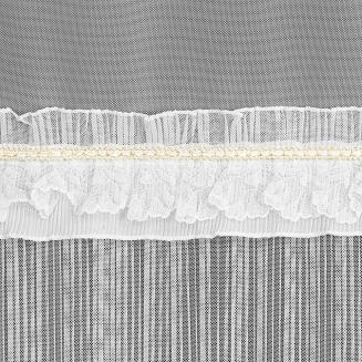 Firana gotowa na przelotkach MEGAN 140x250 Eurofirany biały