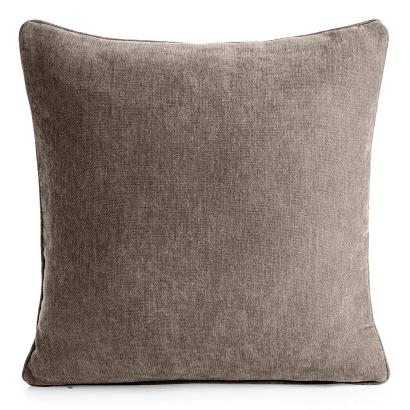 Poszewka dekoracyjna NILO 45x45 Eurofirany ciemnobrązowa przytulna szenila