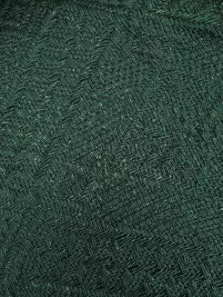 Narzuta dekoracyjna tkana 160x205 ROMBY ciemnozielona
