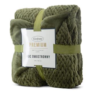 Koc narzuta KAYLA 130x160 Eurofirany ciemnozielony