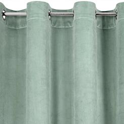 Zasłona gotowa na przelotkach ROSA 140x250 Design91 jasnomiętowy