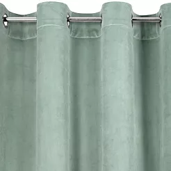 Zasłona gotowa na przelotkach ROSA 140x250 Design91 jasnomiętowy
