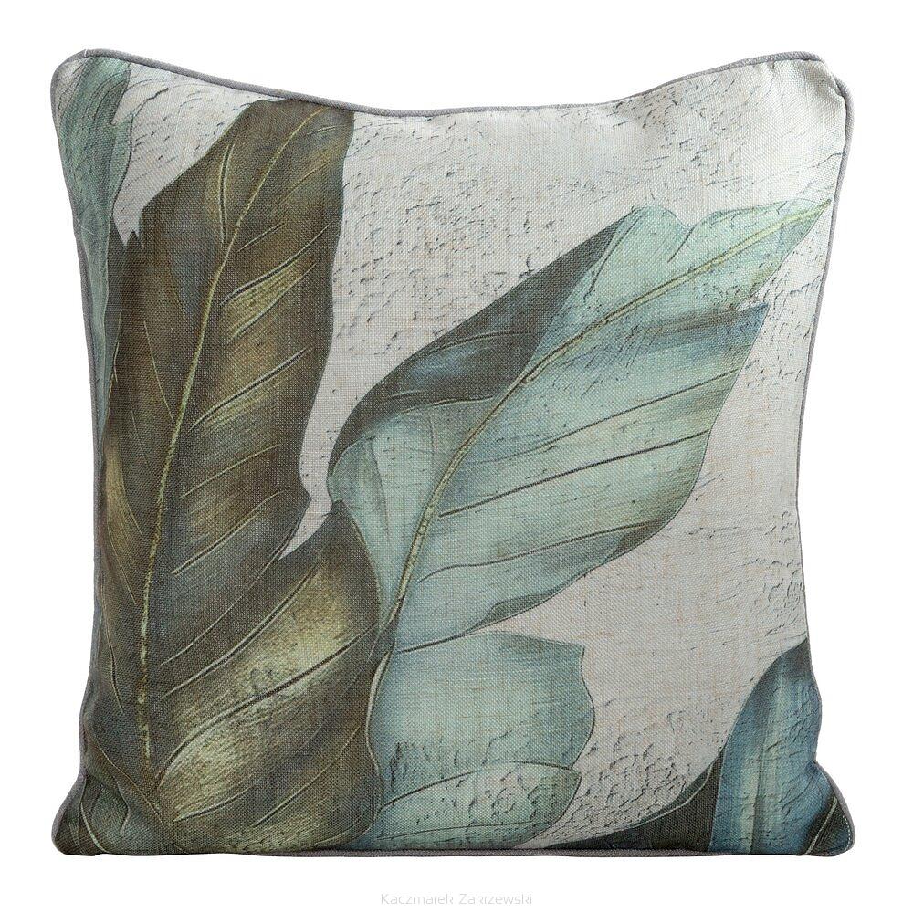 Poszewka dekoracyjna LEN 45x45 Eurofirany zielony