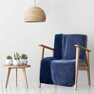 Koc narzuta TEDY Eurofirany granatowy