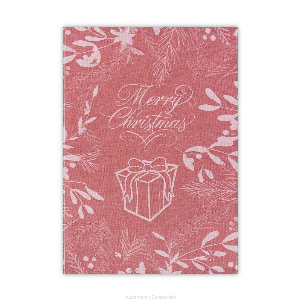 Ścierka kuchenna świąteczna ZWOLTEX Christmas Charm czerwona