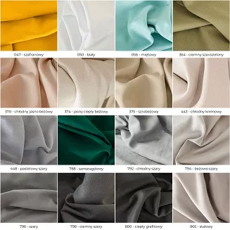Zasłona gotowa na taśmie MILAS 140x260 szafranowa