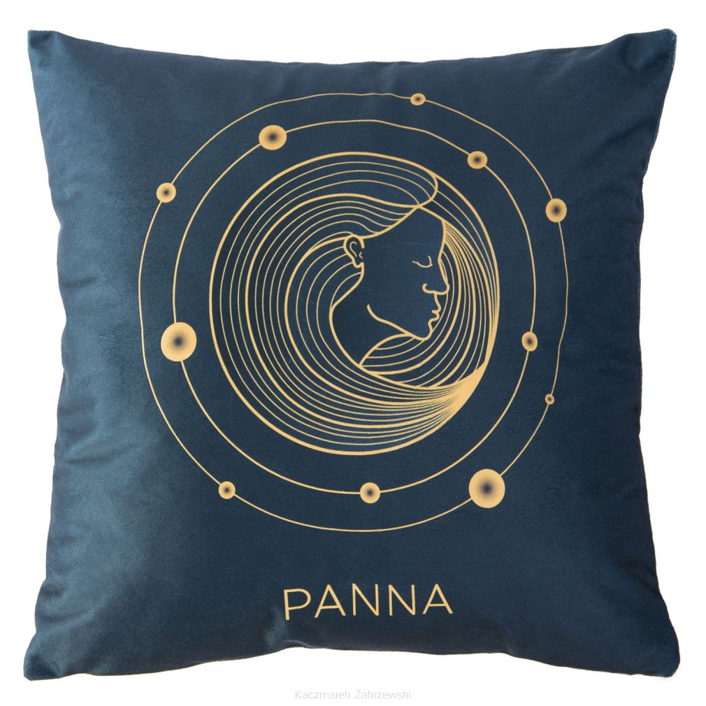 Poszewka dekoracyjna ZODIAK 40x40 Darymex granatowa Panna