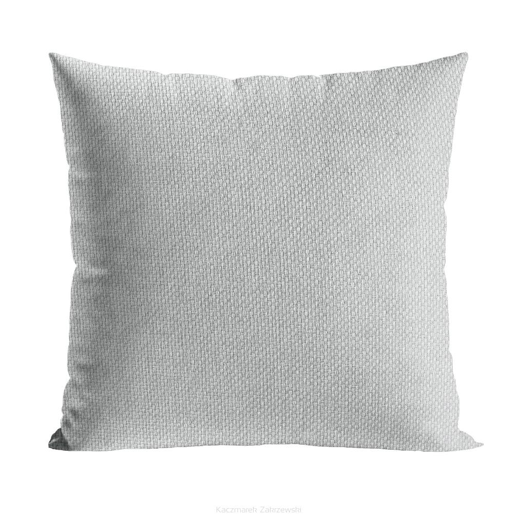 Poszewka dekoracyjna MOLLY 40x40 strukturalna jasnoszara