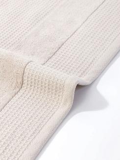 Ręcznik bawełniany wafel Checky 50x90 kaszmirowy z ozdobną bordiurą