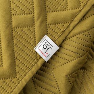 Narzuta dekoracyjna ALARA-2 220x240 musztardowy