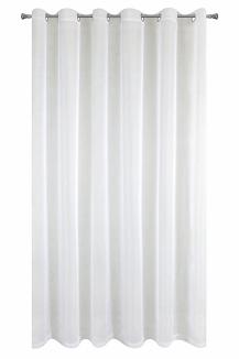 Firana gotowa na przelotkach LUCY 200x250 Eurofirany biały