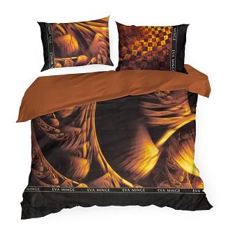 Pościel satynowa SIMONA 160x200 Eva Minge Eurofirany wielokolorowy