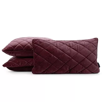 Poszewka dekoracyjna VELVET 30x50 Eurofirany bordowy