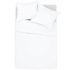 Pościel bawełniana SIMPLY 160x200 biała