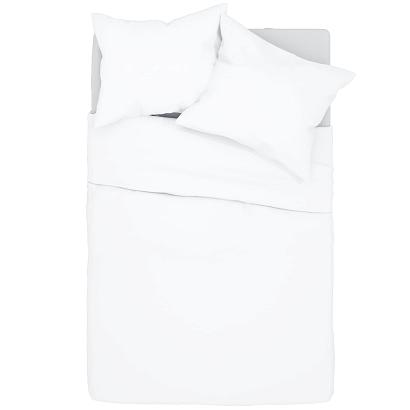 Pościel bawełniana SIMPLY 160x200 biała