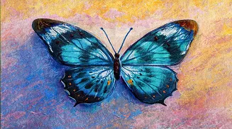 Ręcznik plażowy 100x210 Motyl