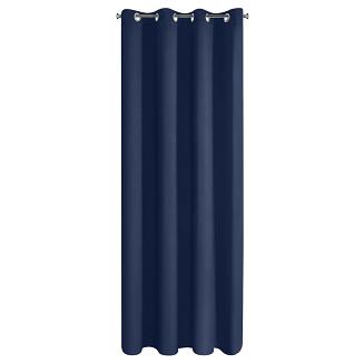 Zasłona gotowa na przelotkach LOGAN 135x270 Eurofirany granatowy