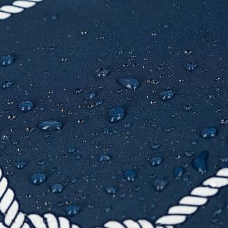 Zasłona gotowa na szelkach GARDEN 155x200 Eurofirany granatowy