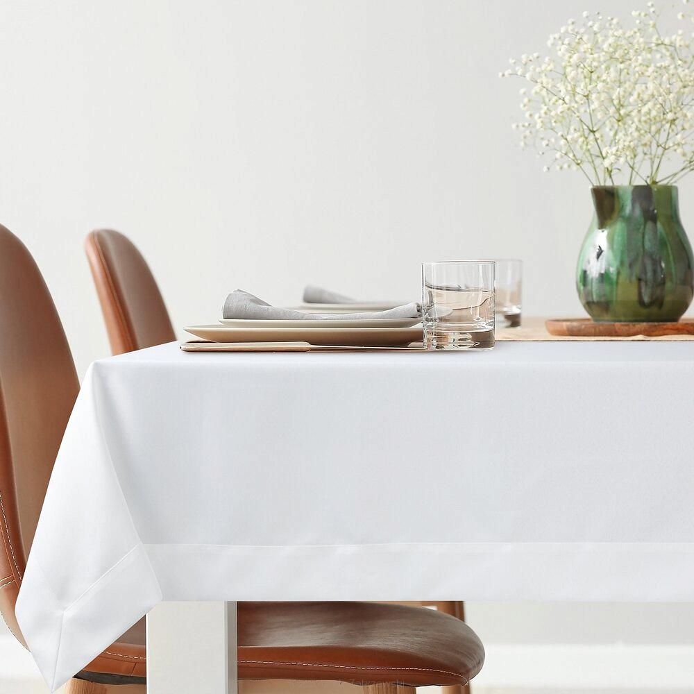 Obrus dekoracyjny LUCY 145x400 Eurofirany biały