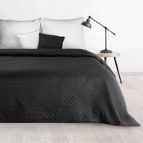 Narzuta dekoracyjna BONI-5 200x220 patchwork czarna
