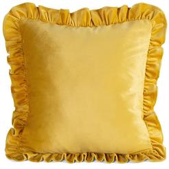 Poszewka dekoracyjna BRENDA1 45x45 Eurofirany musztardowy