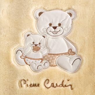 Koc Pierre Cardin BABY3 80x110 Pierre Cardin Eurofirany beżowy misie