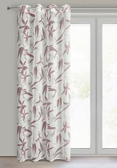 Zasłona gotowa na przelotkach PATI 140x250 Eurofirany fioletowy