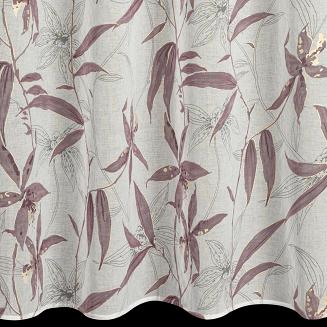 Zasłona gotowa na przelotkach PATI 140x250 Eurofirany fioletowy