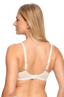 Biustonosz z koronką Semi-Soft Laila 1280 półusztywniany ecru