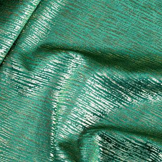 Zasłona gotowa na przelotkach MABEL 140x250 Eurofirany ciemnozielony