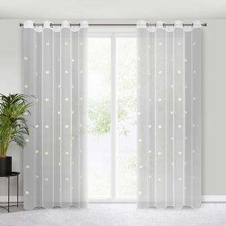 Firana gotowa na przelotkach ELSA 140x250 Eurofirany biały