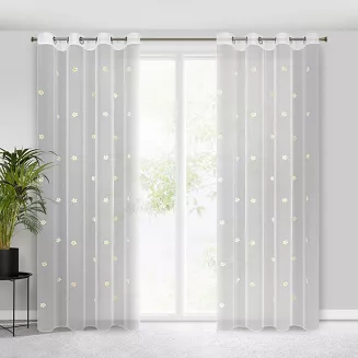 Firana gotowa na przelotkach ELSA 140x250 Eurofirany biały