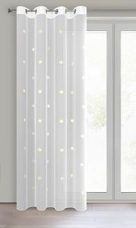 Firana gotowa na przelotkach ELSA 140x250 Eurofirany biały